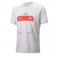 Camisa de time de futebol Suíça Replicas 2º Equipamento Mundo 2022 Manga Curta
